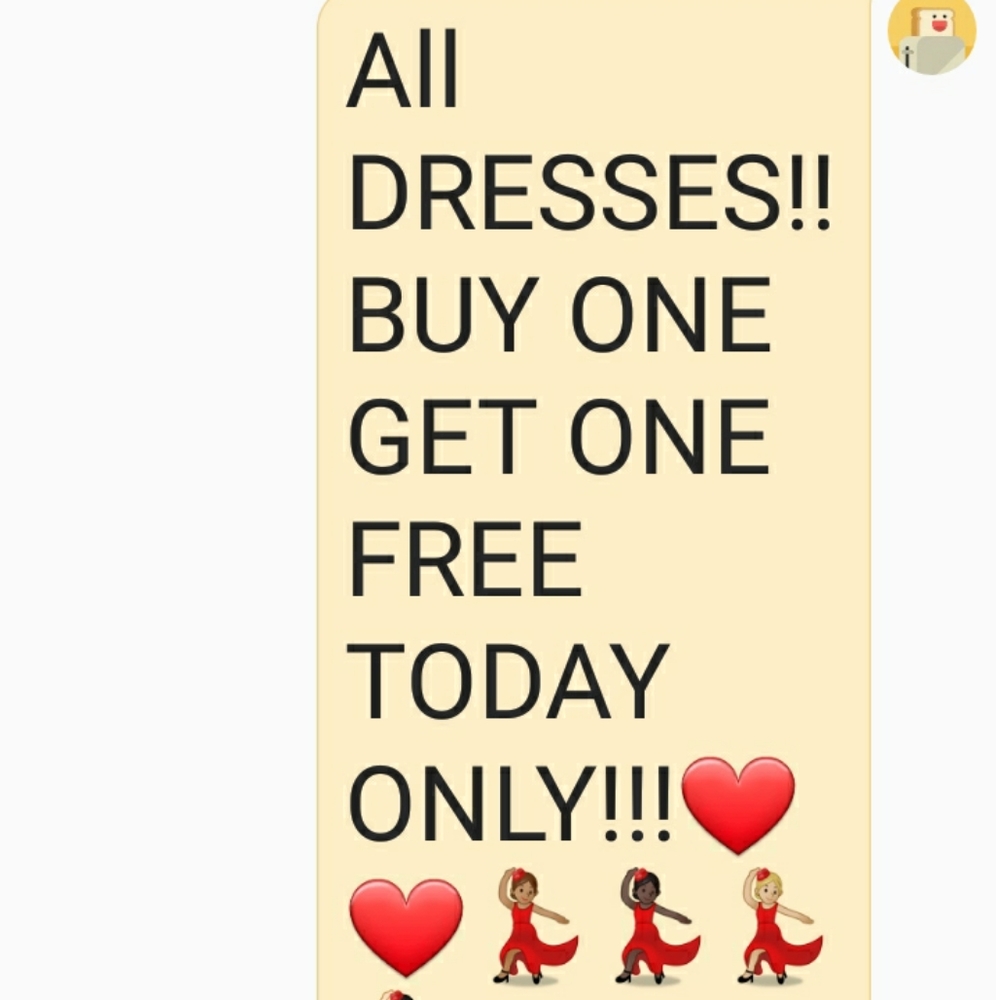 Buy One Get one free dresses